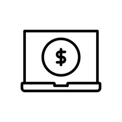 online payment icon vector illustration