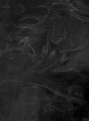 blank chalk stained black chalkboard background template