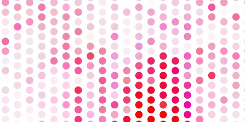 Light pink vector layout with circle shapes.
