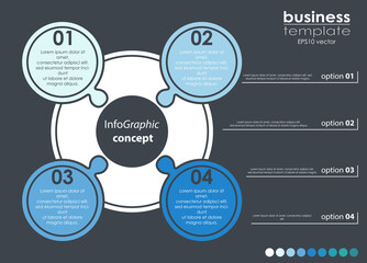 business info graphic template