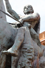 statue of an antique character in sydney (australia)