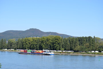 Rhein am Drachenfels bei Königswinter