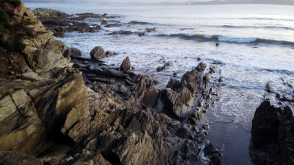 Sandy and rocky beaches