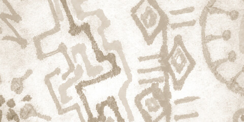 Empty American Ornament. Creative Ethno Design. 