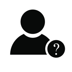 human icon on a white background, vector illustration