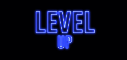 Neon colorful isolated text of 