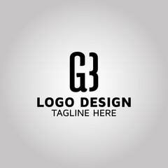 Letter GB initial GB logo design company | stock.adobe