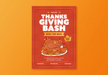 Thanksgiving Bash Flyer Layout