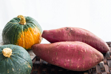 サツマイモとかぼちゃ　