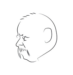 Figurative human face