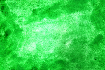 Abstract green texture watercolor artwork background Vector
