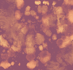 Orange Tie Dye Patterns. Hippie Multi Style. 