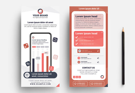Dl Flyer for Mobile App Promotion