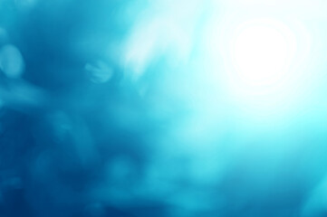 Green Leaf background. Blurred leaves and circular bokeh. Abstract for design and wallpaper.