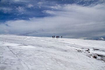 On the Ski Resort near Mount Elbrus