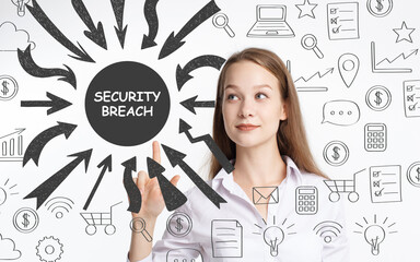 Business, technology, internet and network concept. Young businessman thinks over the steps for...