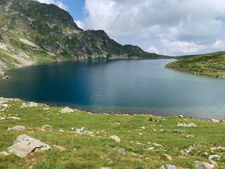 Kidney lake in Rila, Bulgaria.