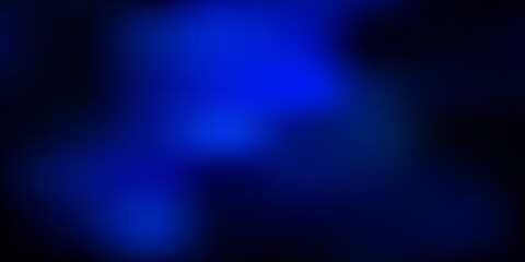 Dark blue vector gradient blur layout.