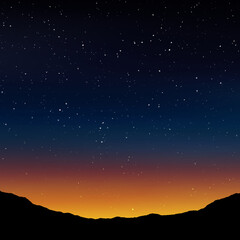 Fototapeta premium starry night sky