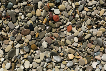 pebbles on the beach