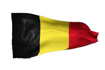 3d waving flag from Belgium