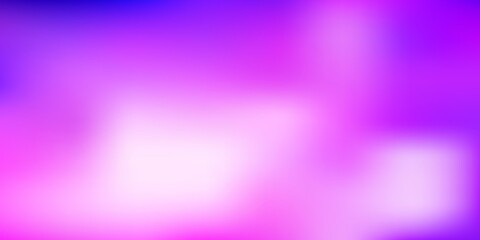 Fototapeta premium Light purple, pink vector blur layout.