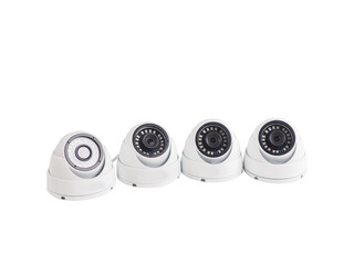 Video Surveillance Camera. Isolated image of a video surveillance camera. CCTV.