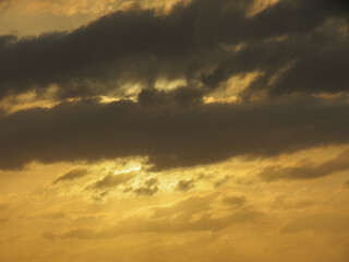 clouds at sunset