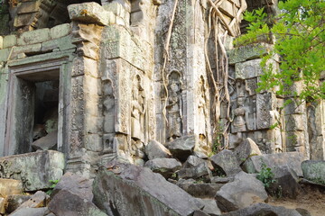 Fototapeta na wymiar カンボジア　世界遺産アンコール遺跡群　ベンメリア