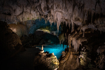 Anemoptera Cave is found near the Pramanda village, with its abundant stalagmite deposits and underground waterfalls and lakes....