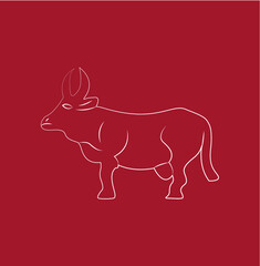 Cow, Cattle silhouette