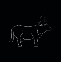 Cow, Cattle silhouette