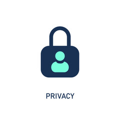 Privacy icon vector. Illustration art