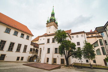 Obraz premium view of old town city hall in brno
