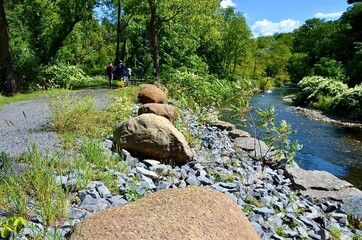 THE KEUKA OUTLET TRAIL, a beautiful historical nature trail that follows the Keuka Lake Outlet...