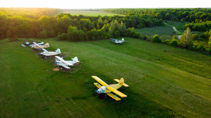 Biplane airdrome. An 2 on the airdrom for skydiving and other kinds of air sport. Many people use...
