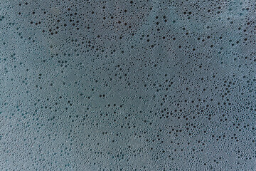 shiny bubbles. Soap air bubbles on water liquid surface. Liquid gel on a microscope