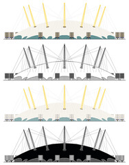 Millennium dome in London, UK. © Leandro