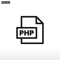 PHP file icon . php sign