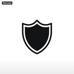 Shield icon vector . protection sign