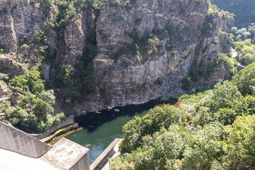 ladscape of Krichim Reservoir at Rhodopes Mountain, Bulgaria