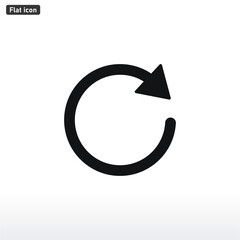 Reload icon vector . Refresh sign