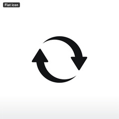 Update icon vector . Refresh sign . Reload