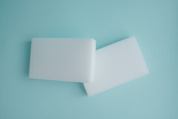white melamine sponges for washing and cleaning