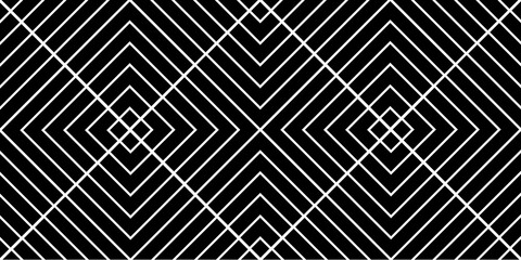 A geometric texture of background endless wallpaper in black and white