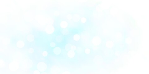 Light BLUE vector texture with circles. Abstract illustration with colorful spots in nature style. New template for your brand book.