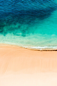 Tropical Beach Background From Above