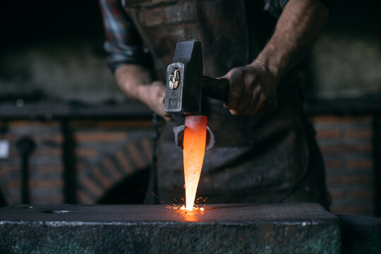 Crop blacksmith casting iron