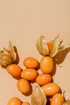 Physalis with kumquat