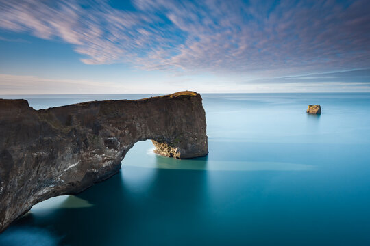 Pointe de dyrholaey en islande